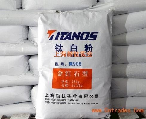 CAS 1317-80-2 Rutile Tio2 รงควัตถุที่ไม่ติดไฟสำหรับอุตสาหกรรมเซรามิก